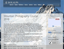 Tablet Screenshot of boealps.org